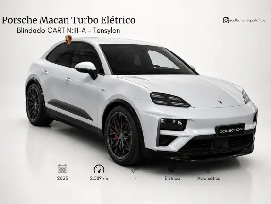 PORSCHE MACAN TURBO ELÉTRICO em São Paulo, SP