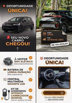BYD DOLPHIN MINI 38 KW ELÉTRICO 5L em Niterói, RJ