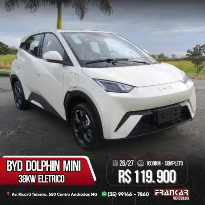 BYD DOLPHIN MINI 38 KW ELÉTRICO GS em Andradas, MG