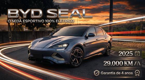 BYD SEAL 82,5 KW ELÉTRICO AWD em Campinas, SP